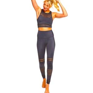NWT BEYOND YOGA Mesh To Impress High Waist 7/8 Length Leggings XXS